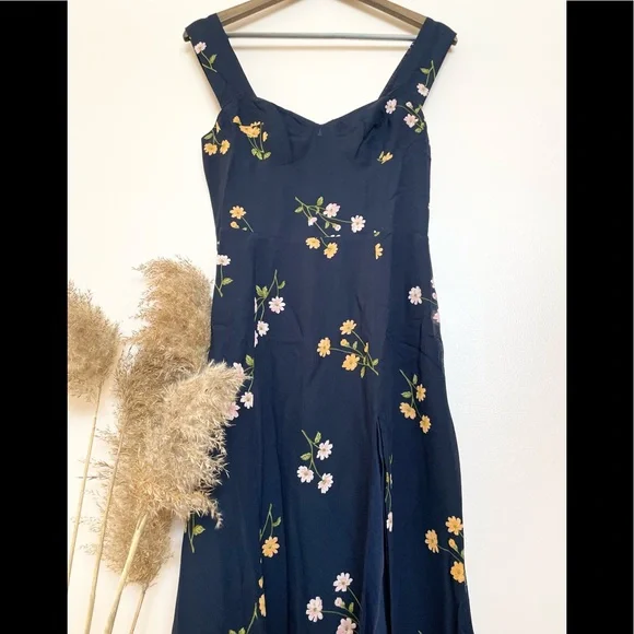 Reformation fulton dress Princess Margaret  AUTHENTIC - Picture 8 of 15